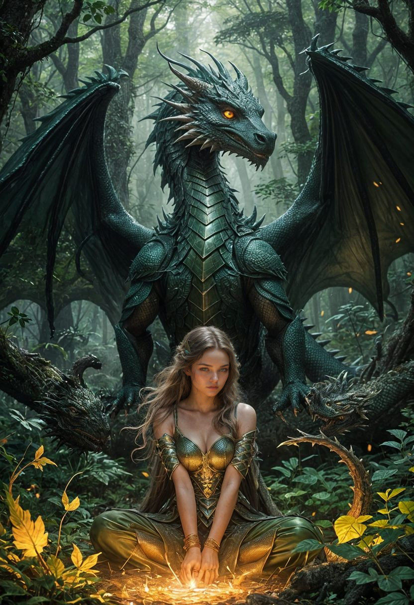 Ethereal Guardian of the Mystic Forest