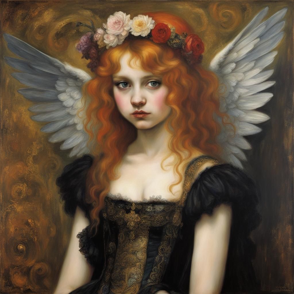 Gothic Punk Princess Inspired by Classical Art