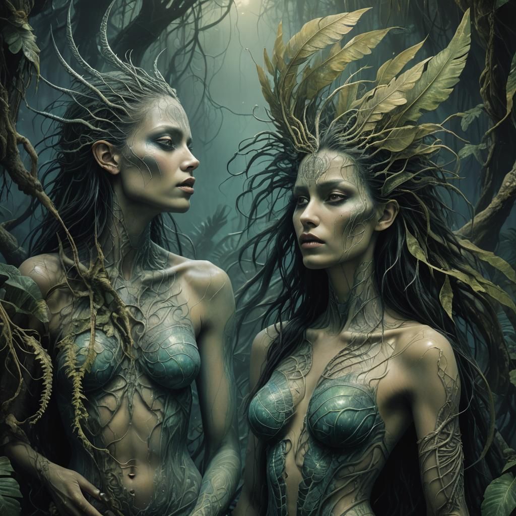 Sirens Singing in a Mystical Tropical Environment