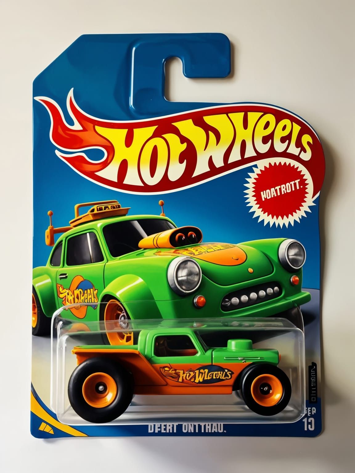 Ratfink Green Hotrod in Vintage Toy Packaging