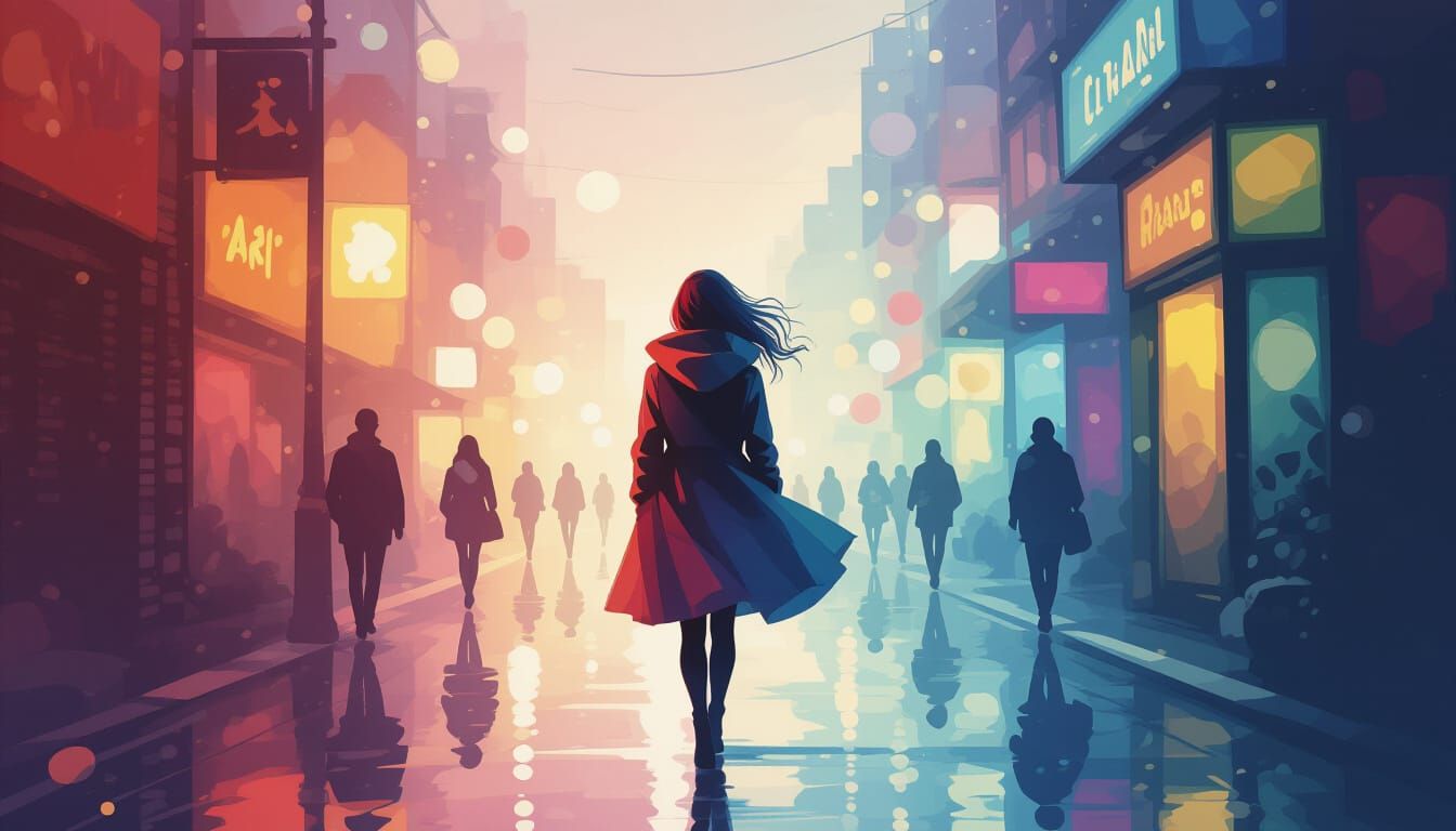 Surreal Dreamscape with Ethereal Lighting and Vivid Colors