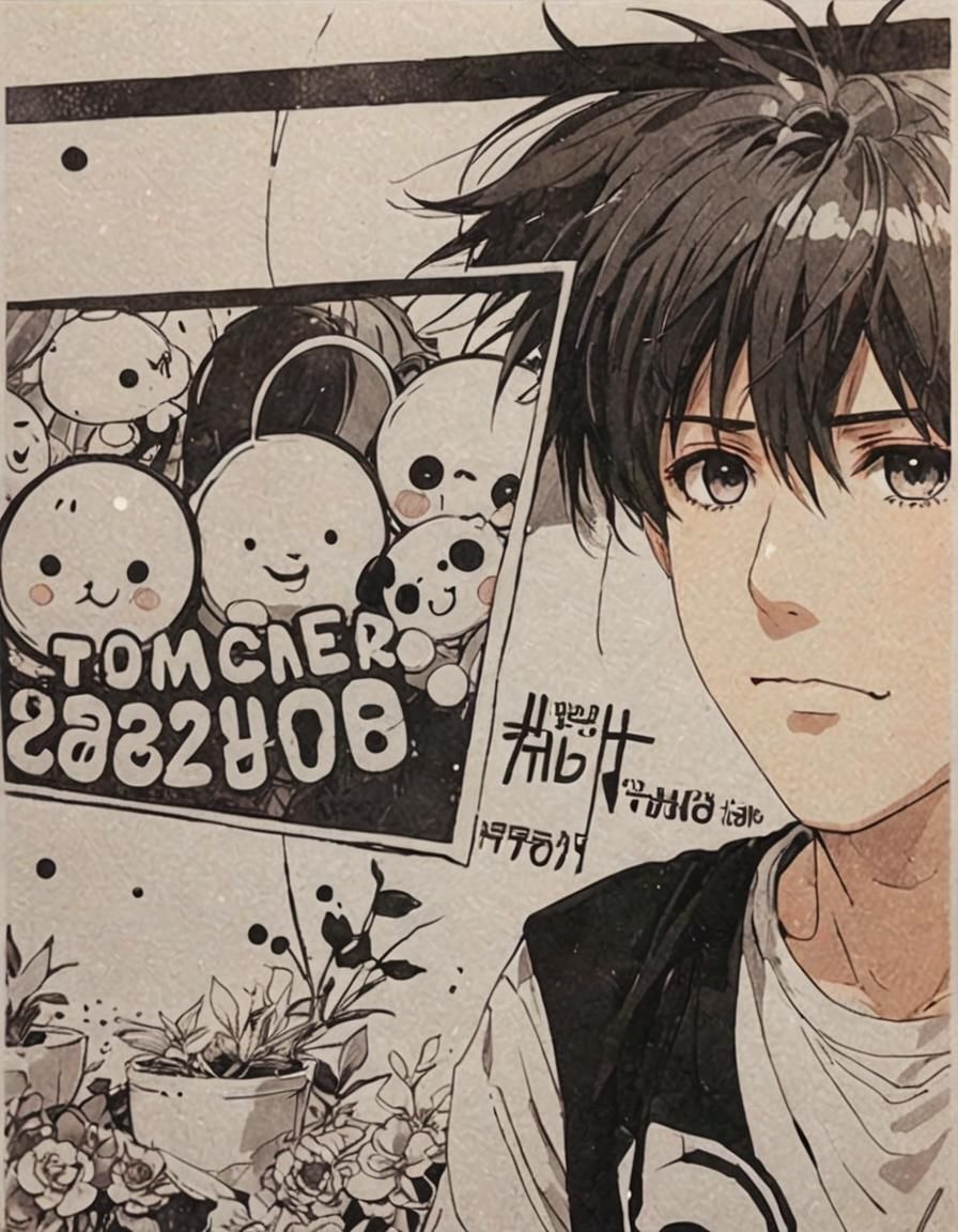 Cute Anime Boy Portrait