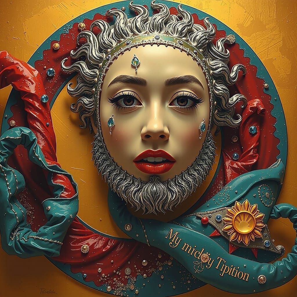 Abstract Swirling Vortex of Motion