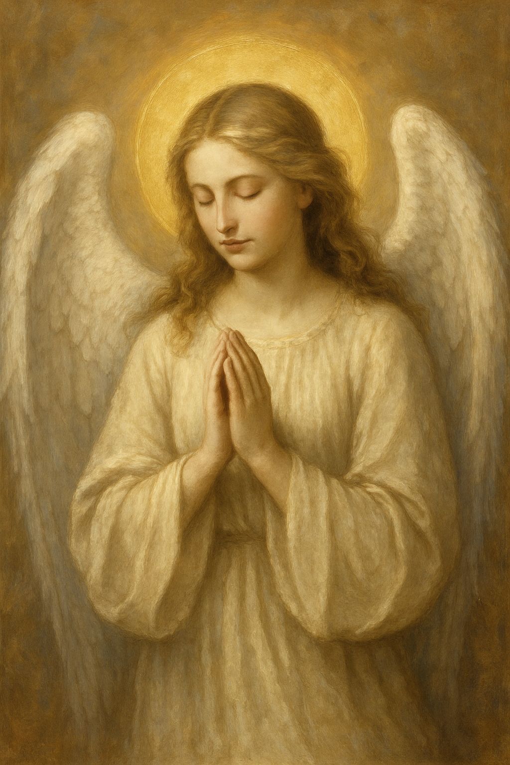 Beautiful Angel in Prayer
