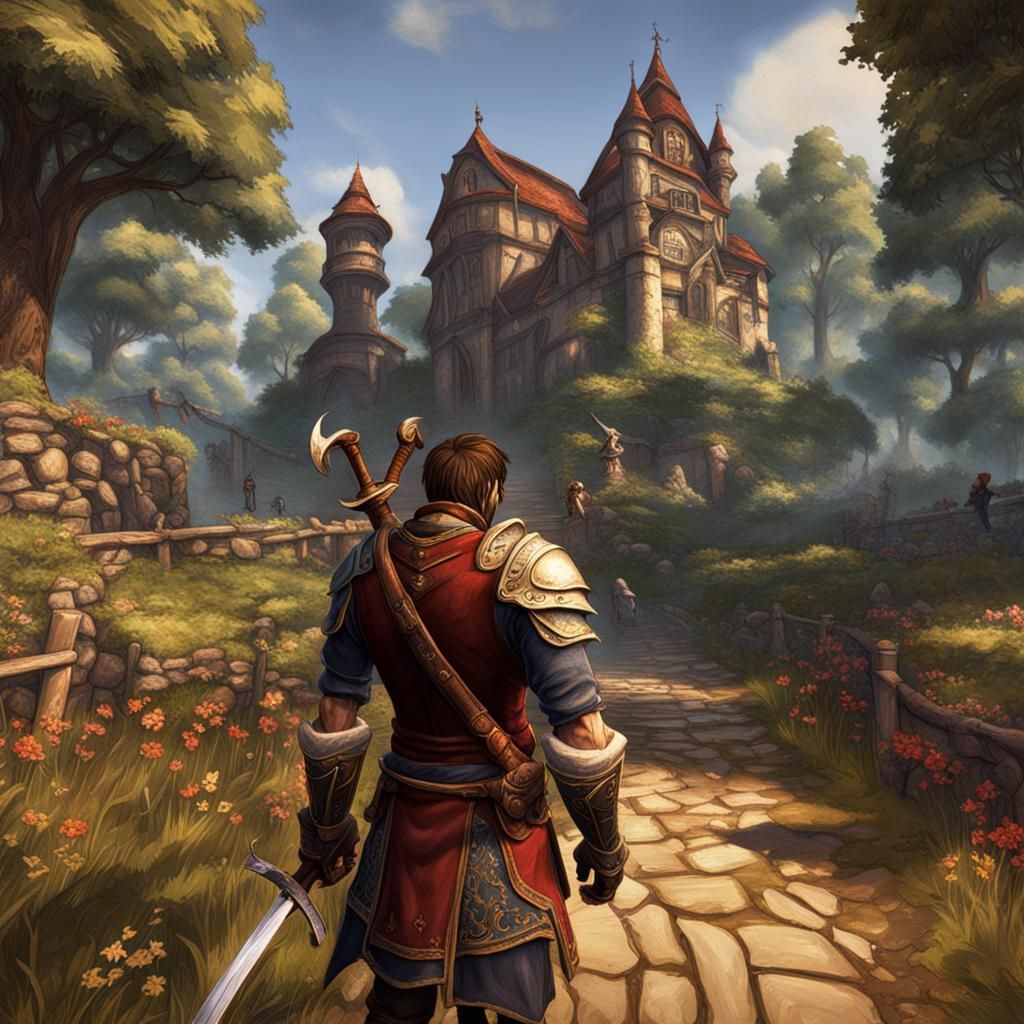 Fable Game World Illustration
