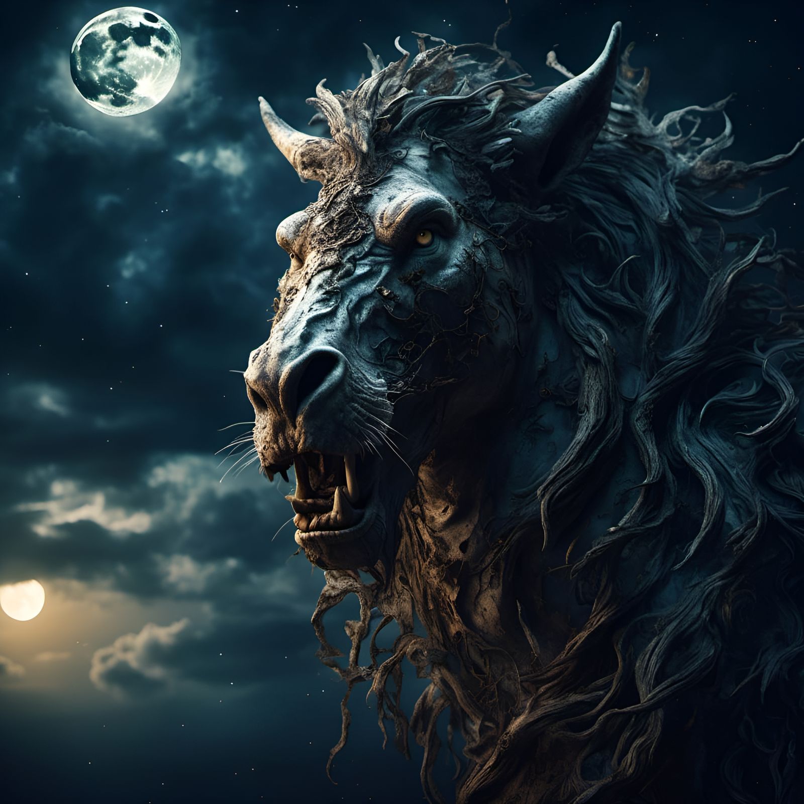 Fearful Portrait in Hyperreal Style