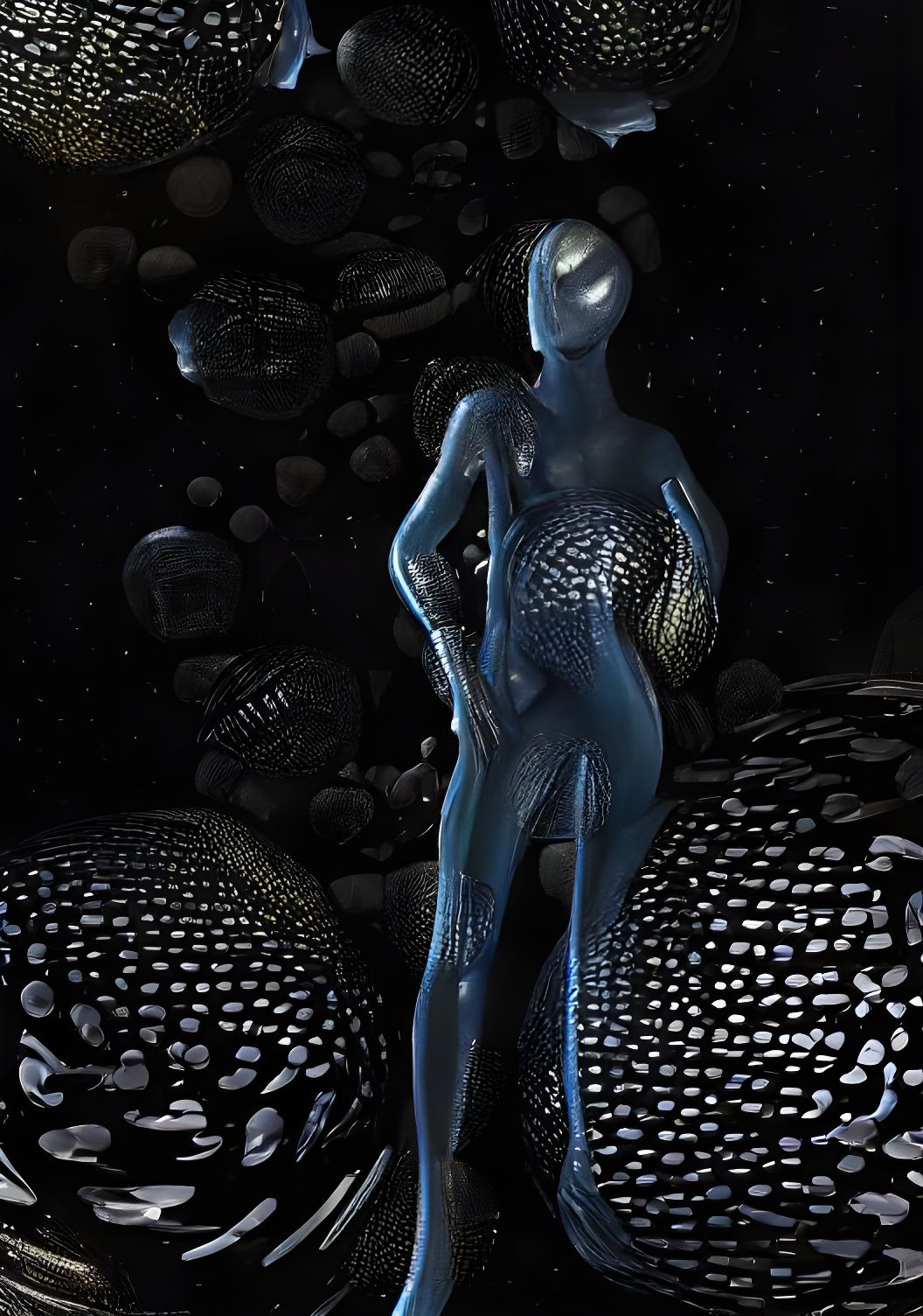 a sexy human alien hybrid female. CryEngine concept art digital illustration hyperrealism detailed painting HDR poster a...