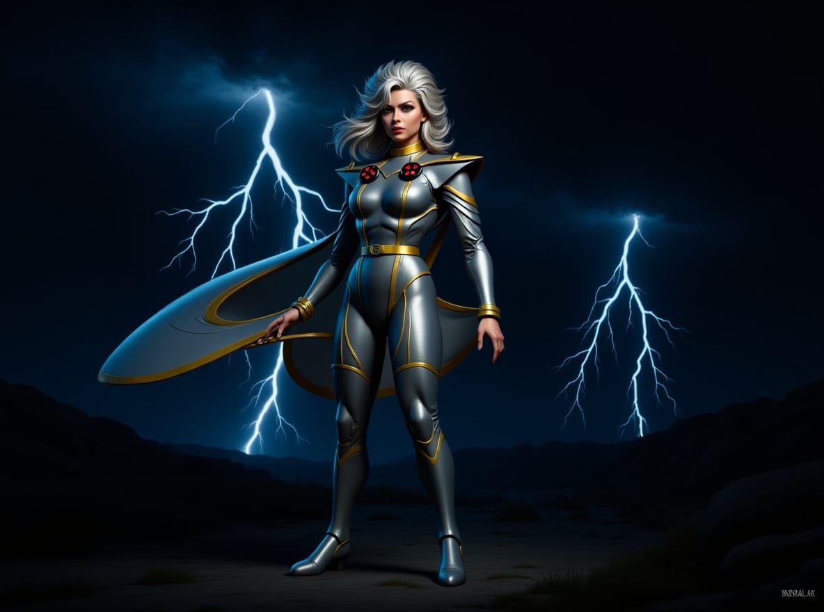 Storm of the X-Men: Hyperrealistic Comic Art
