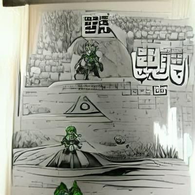 Legend of Zelda Manga Style Illustration