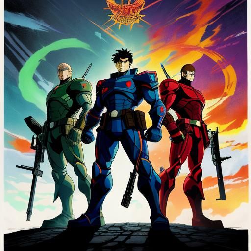 Brothers in Arms: Cel-Shaded Anime Style