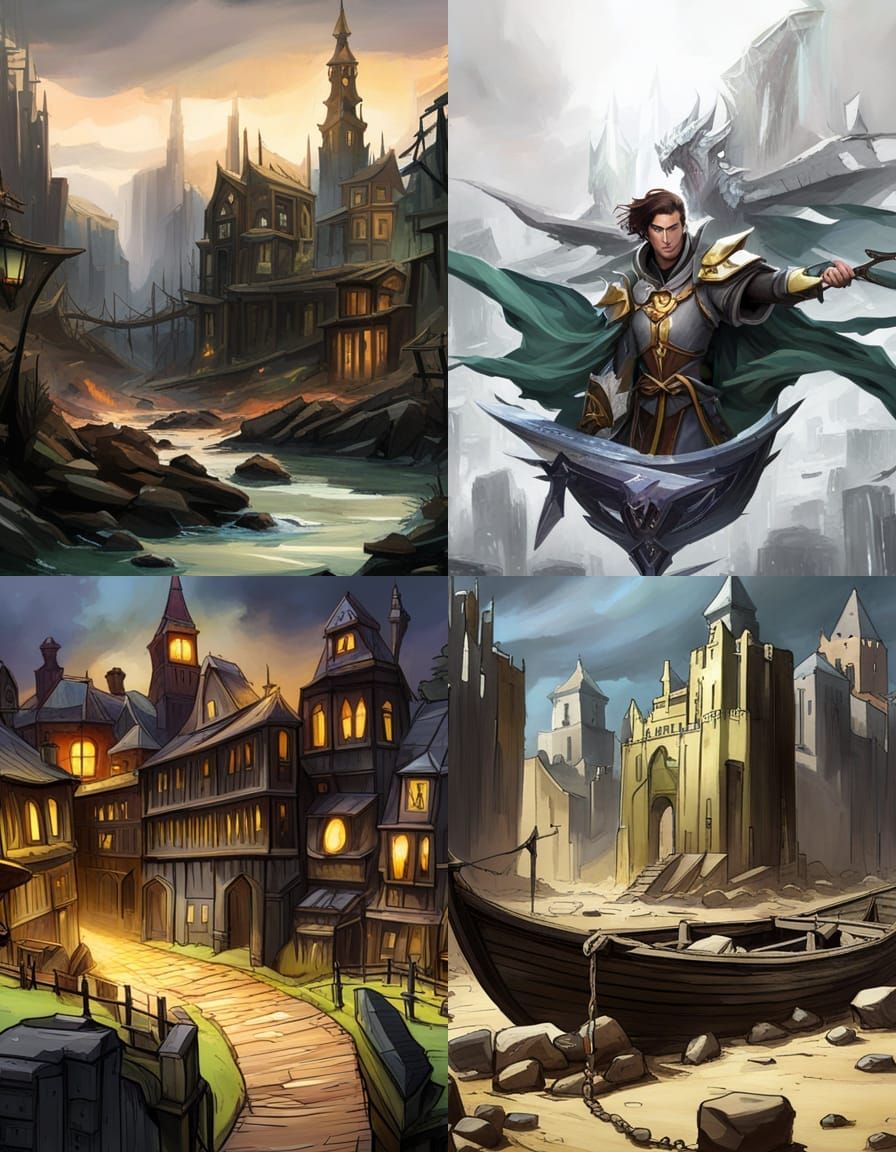 Artwork in the Style of Fintan Mage