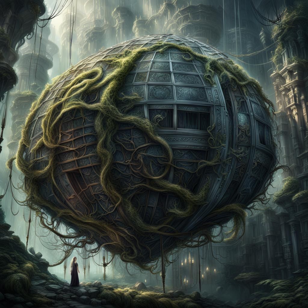 Cocoon Girl Fantasy: Tendrils and Birth