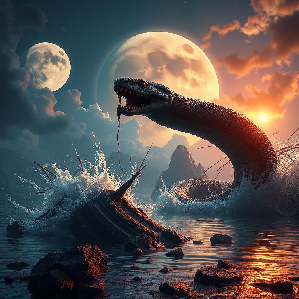 Fantastical Matte Painting with Intricate Details