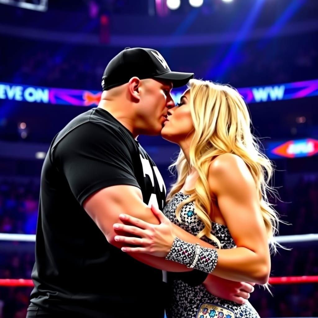 Hollywood Moment in the WWE Ring