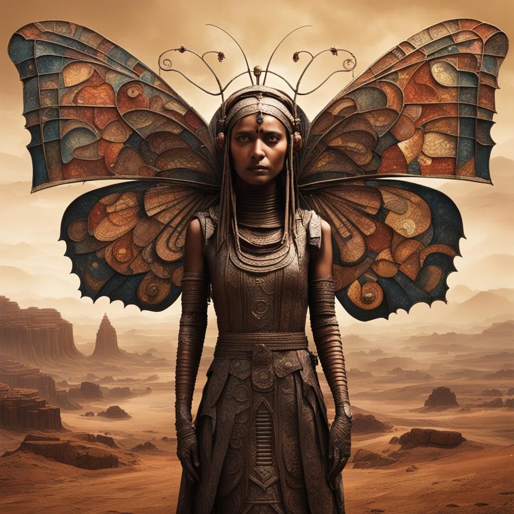 Ethereal Iron Butterfly Goddess