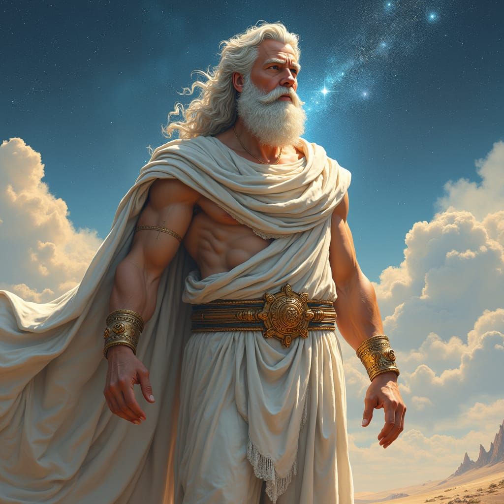 Coeus, Titan of Intellect: A Regal Portrait