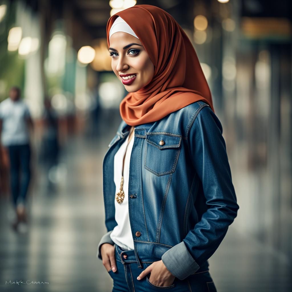 Woman in Hijab, Professional Portrait Photography