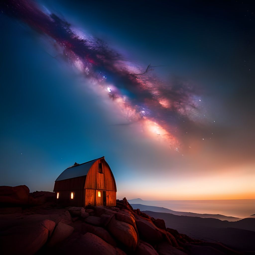 AI Generated Starscape with Cosmic Dust