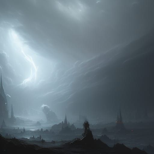 Eye of the Storm: Dark Fantasy Concept Art