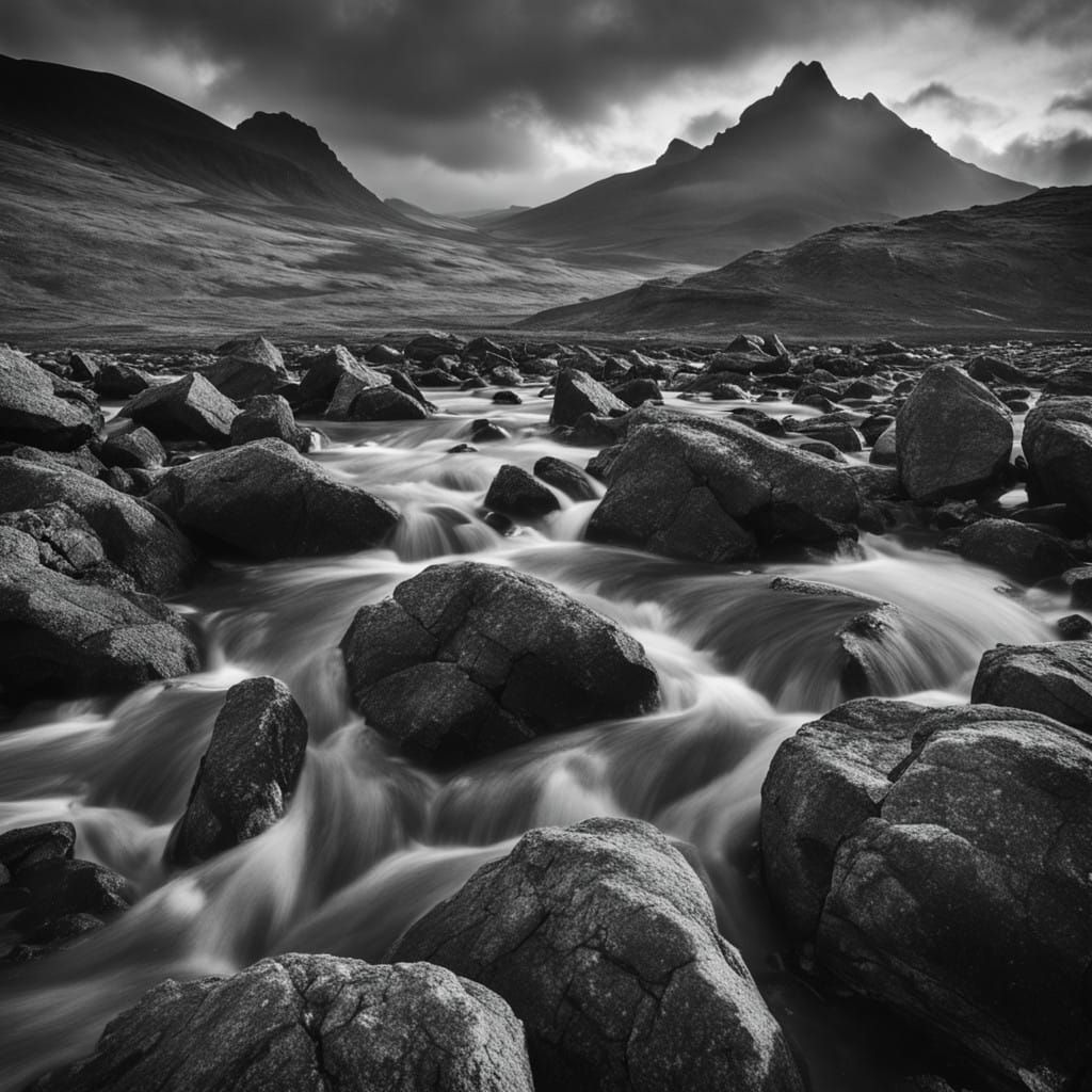 Majestic Isle of Skye Landscape in Warm Golden Tones