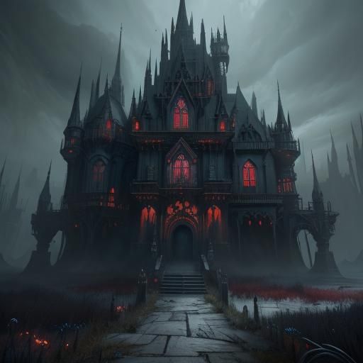 Fantastical Matte Painting in Deep Color