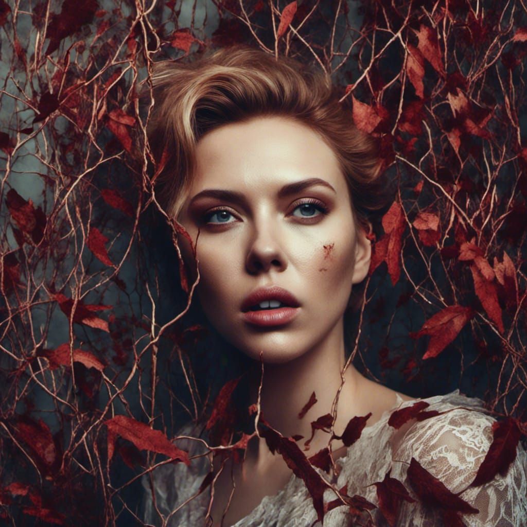 Scarlett Johansson as Autumn Vine Portrait