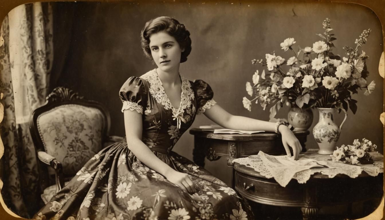 an old brown and white photo