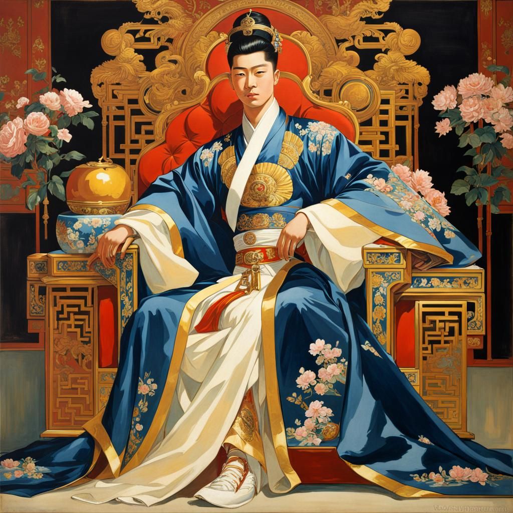 Manchu Emperor of the Qing Dynasty