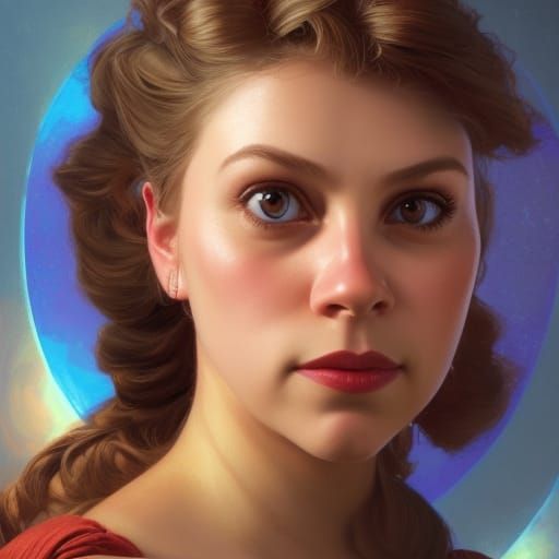 Jodie Sweetin as Dorothy Gale: Art Nouveau Portrait