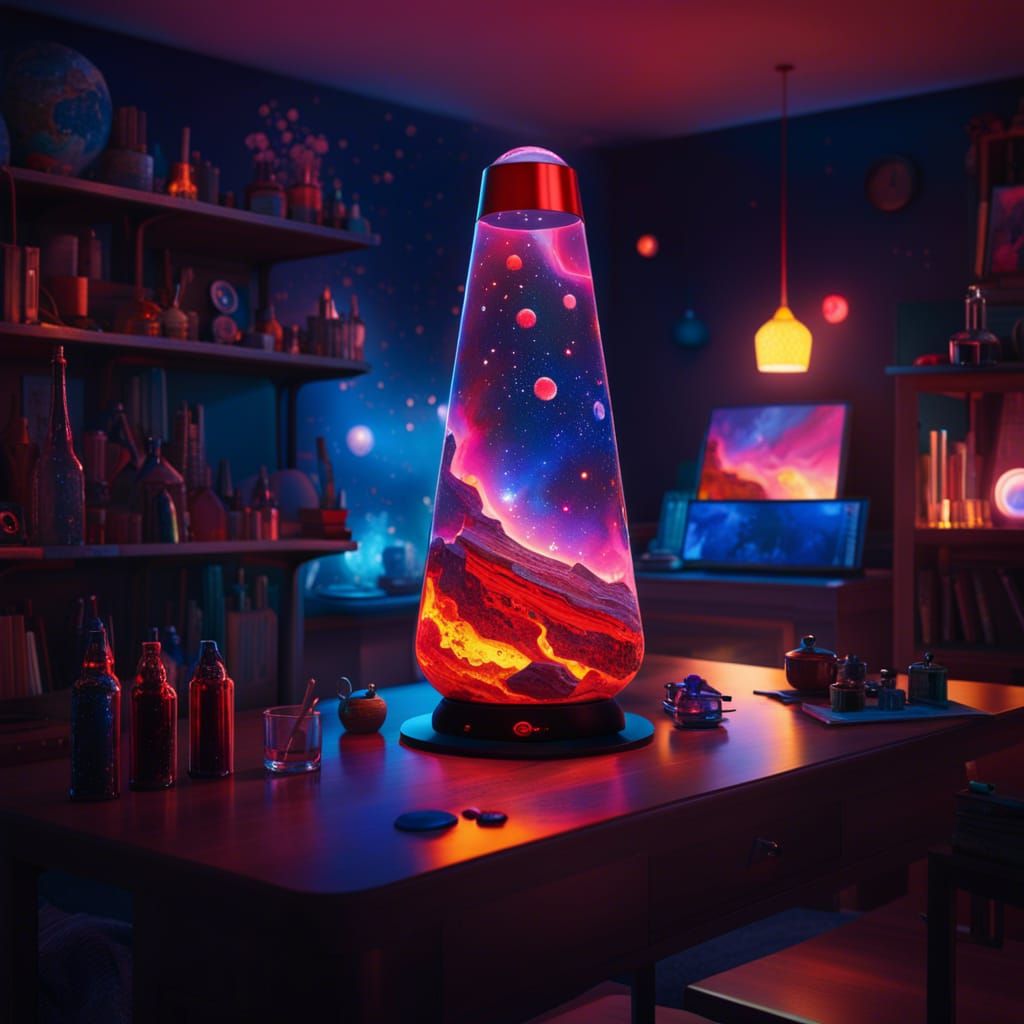 Galactic Lava Lamp: A Space Art Masterpiece