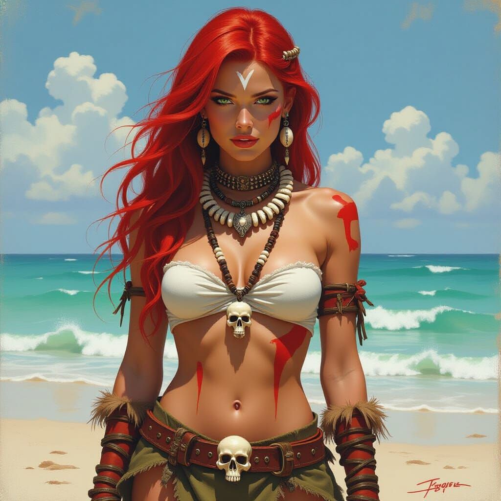 Rogue in Fantasy Oil Painting Style