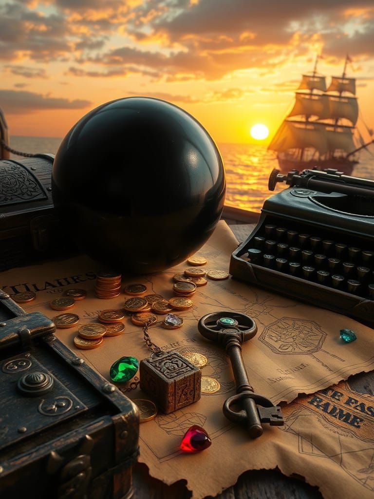 Mysterious Treasure Map Unveils Ancient Secrets in Golden Li...