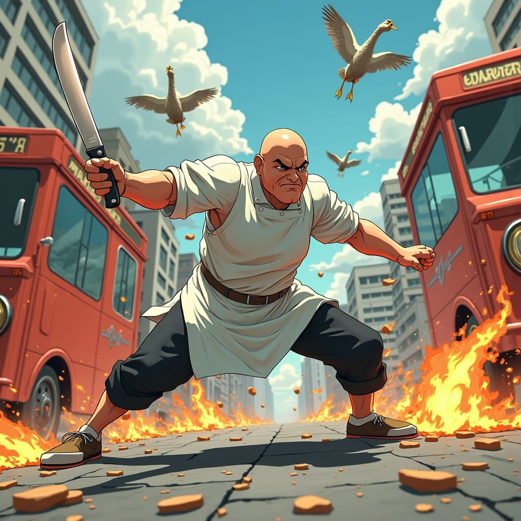 Anime-Style Chef Battle: Raymond Costain vs. Corporate Minio...