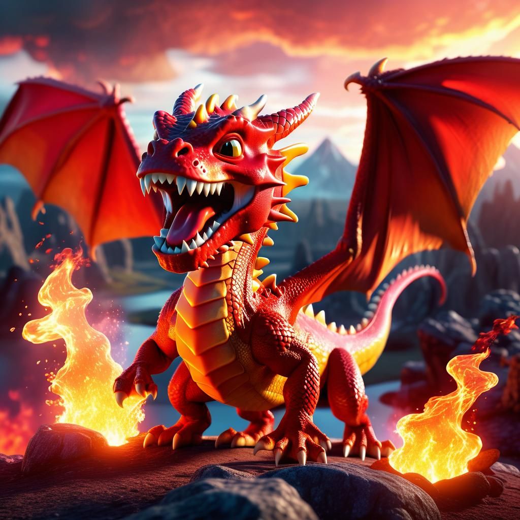 little red dragon