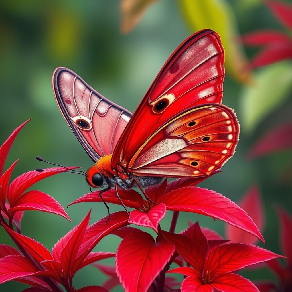 Hobart's Red Glider Butterfly