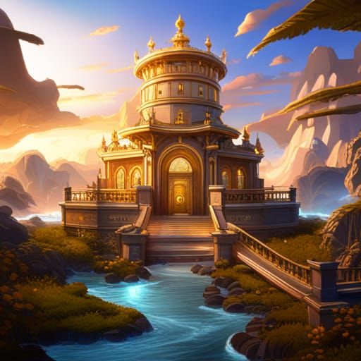 Key to a Golden Future: Fantasy Concept Art