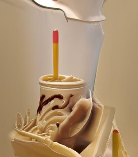 McDonald's Vanilla Milkshake Still Life