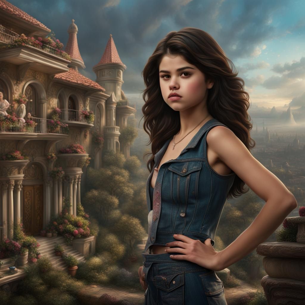 Selena Gomez: Dramatic Digital Matte Painting