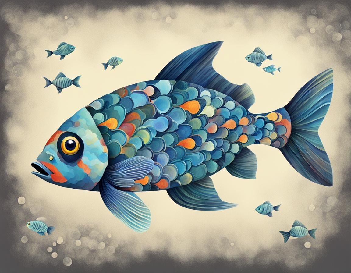 Abstract Fish Made of Pure Possibility