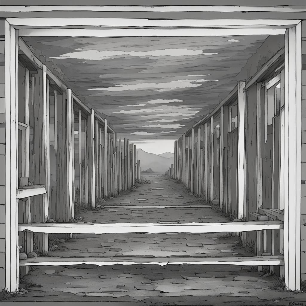 Bleak Landscape Generated by AI