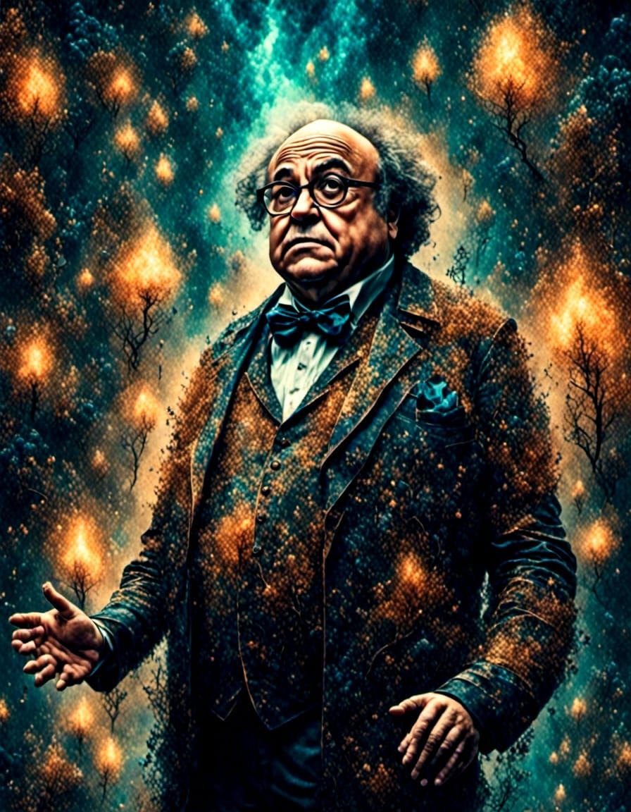 Detailed Portrait of Danny Devito