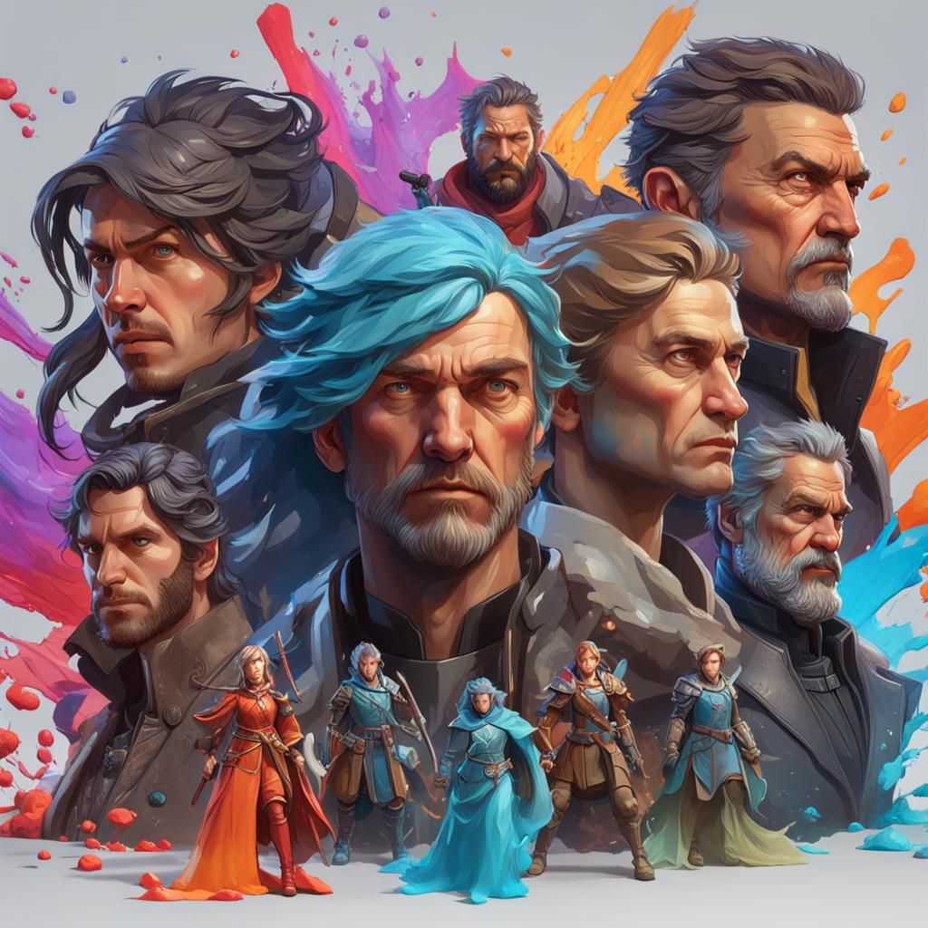 Hyperdetailed Action Figure Portrait in Unreal Engine