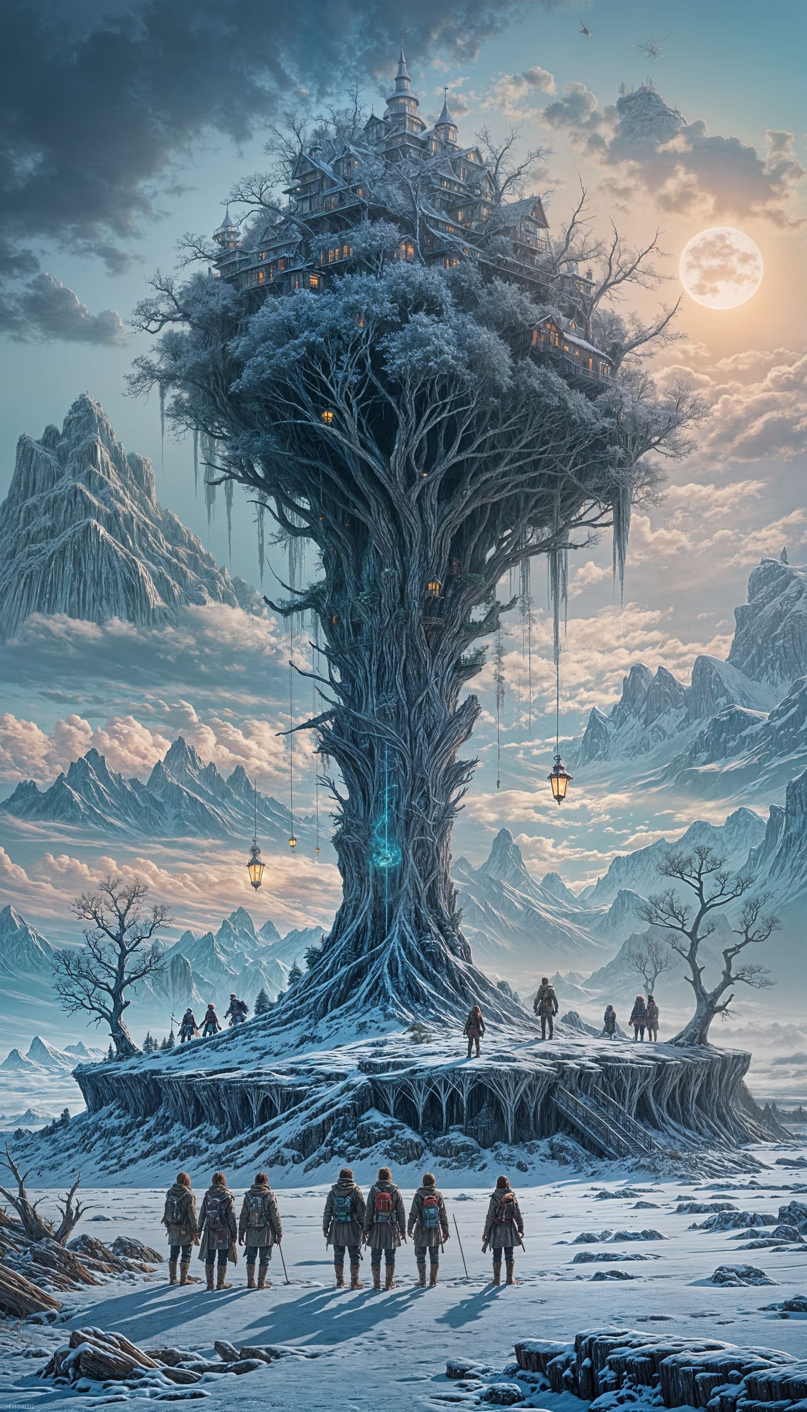 Frozen Wasteland Sky Port