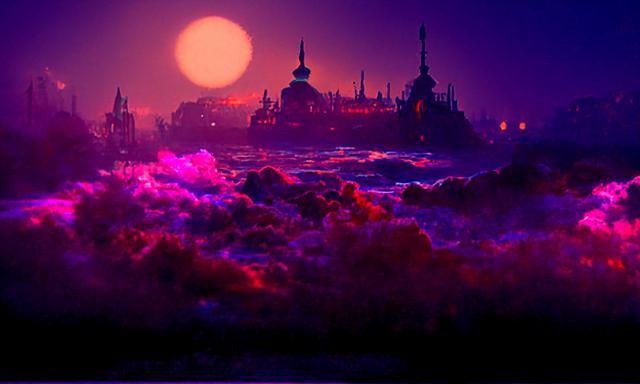 Dramatic Seascape Render Inspired by Romanticism