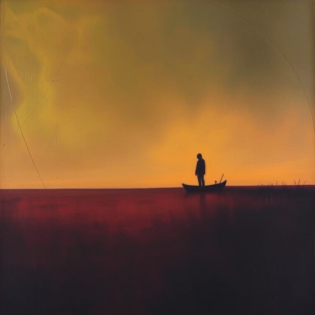 Abstract Expressionist Composition Inspired by Masters