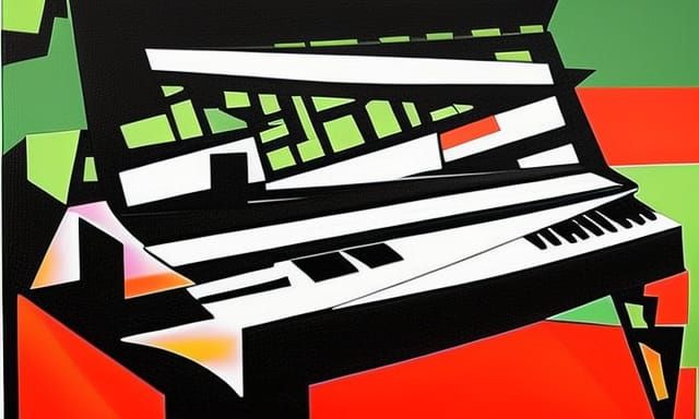 Piano cubism
