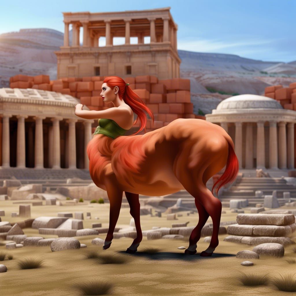 Red-Haired Centaur in Ancient Greece