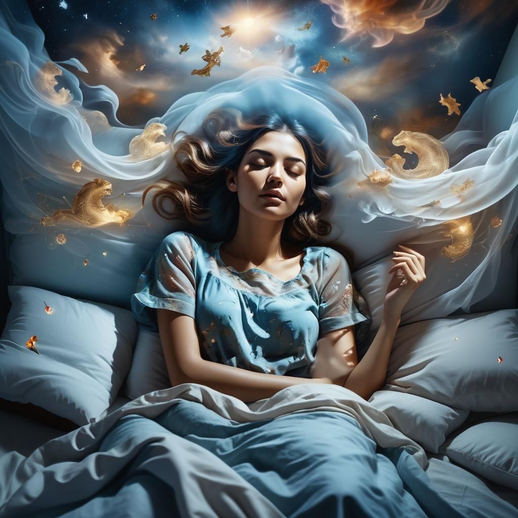 Lucid Dreamer: Fantasy Projection in Double Exposure