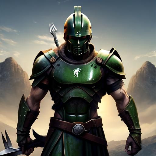 Abstract Spartan Image Generated by AI