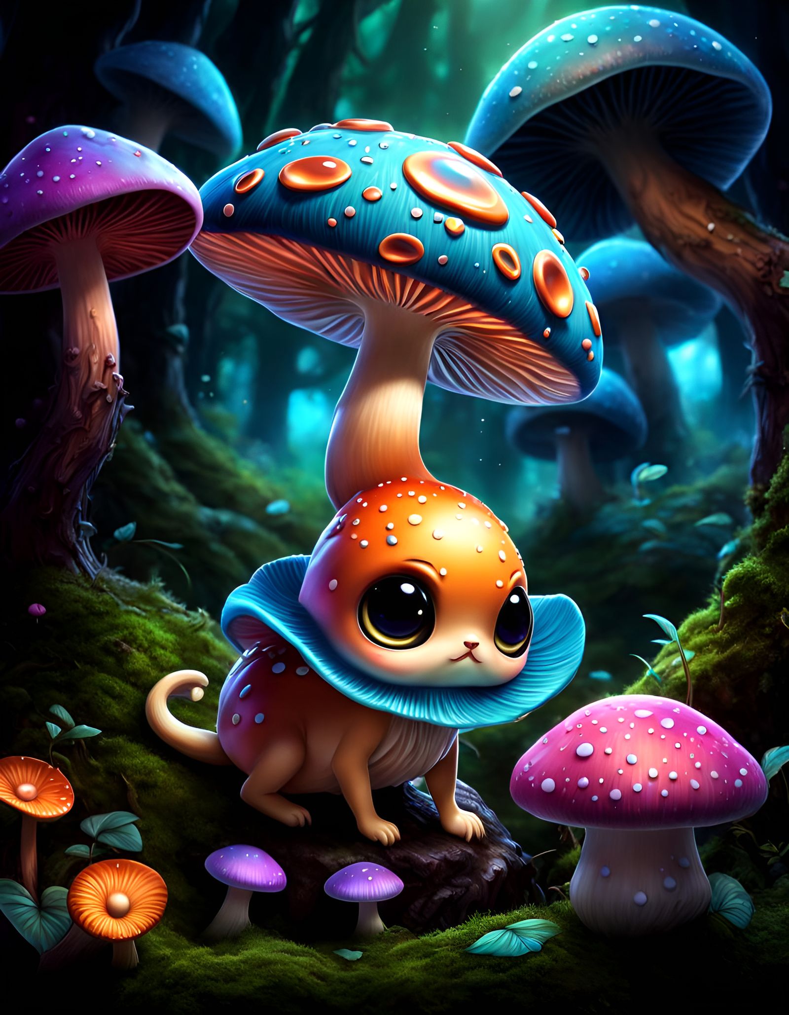 Adorable Mushroom God from the Dream Dimension